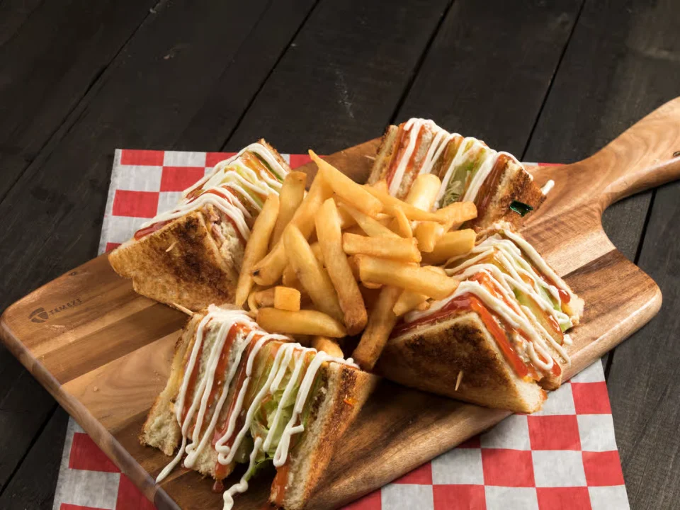 Chicken Salad - Homemade chicken salad sandwich